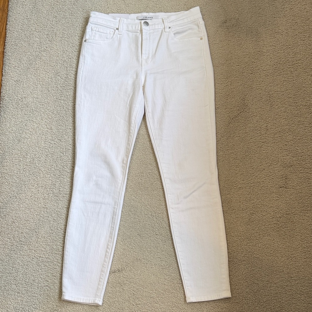 J Brand Mid-Rise Crop Skinny Jeans Size 26